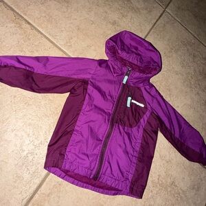 PATAGONIA Kids Lightweight Hooded Jacket - Purple